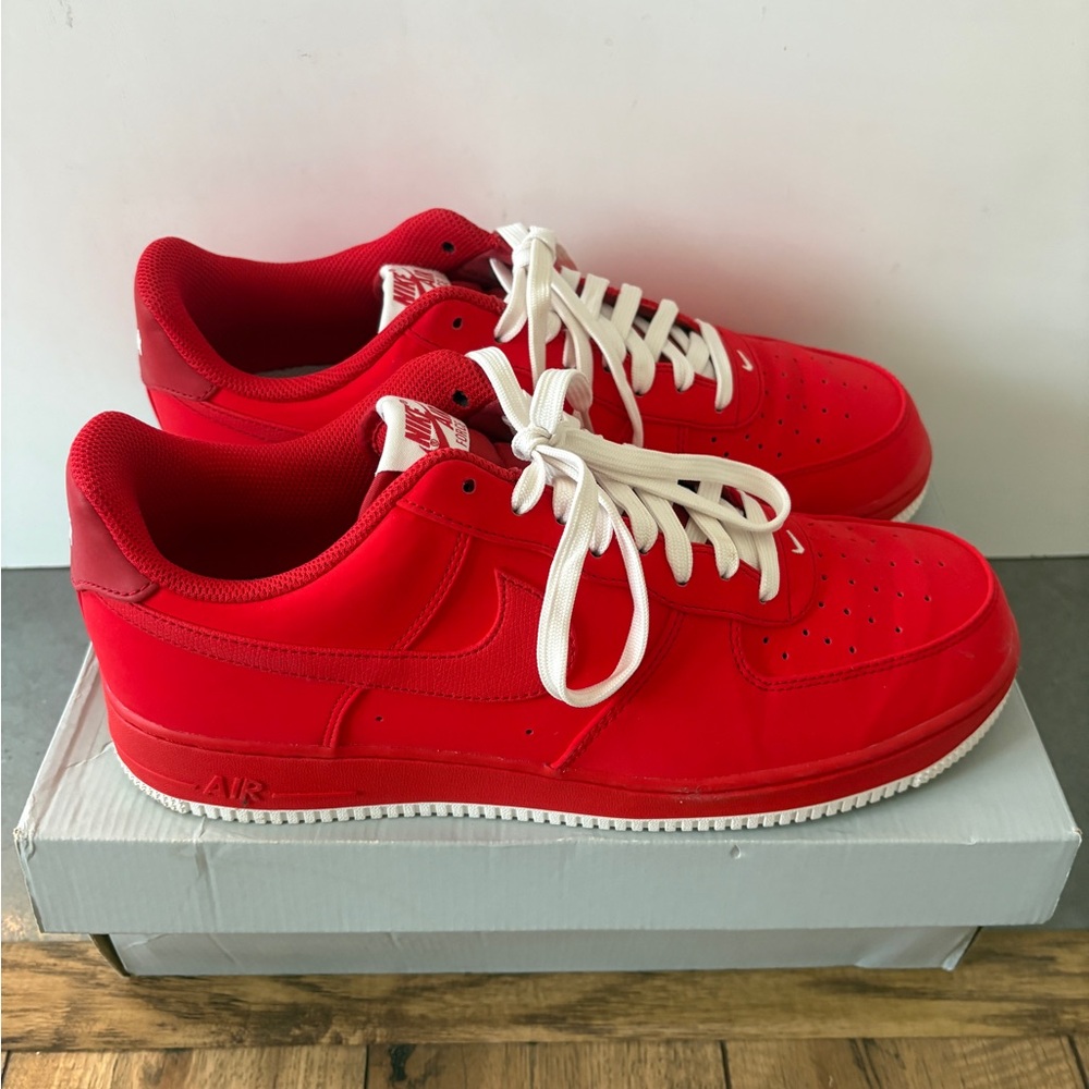 Nike Air Force 1 Red Sneakers